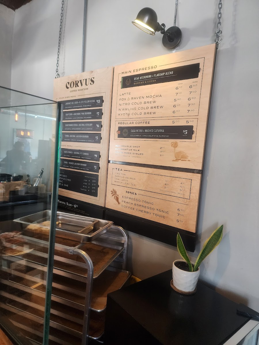 Corvus Coffee Roasters Menu - Image 4